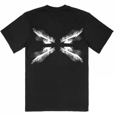 Metallica Spiked Logo Back & Front Printed T-Shirt
