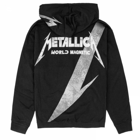 Metallica World Magnetic Shrouded Black Zip Up Hoodie