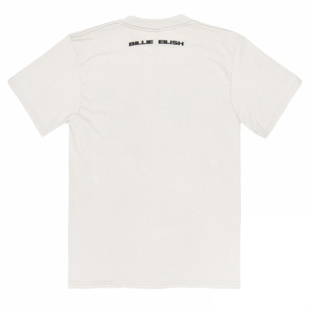 Billie Eilish Hit Me Hard and Soft Front and Back Print White T-Shirt