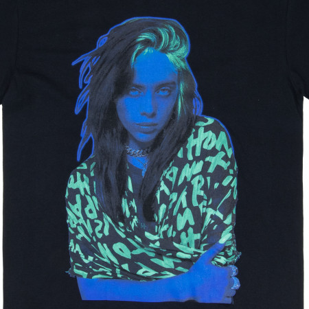 Billie Eilish Neon Press Photo T-Shirt