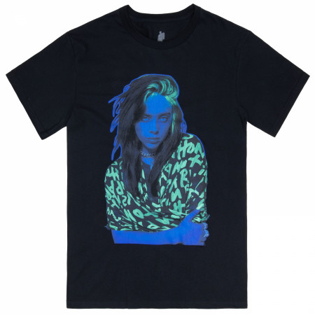 Billie Eilish Neon Press Photo T-Shirt