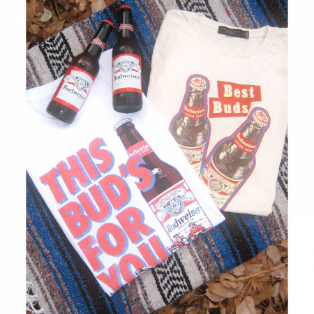 Budweiser Clydesdale This Bud's For You T-Shirt by Junk Food