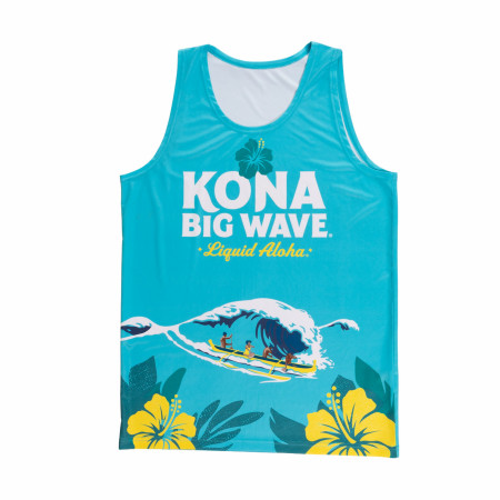 Kona Big Wave Label Art Men's Tank Top