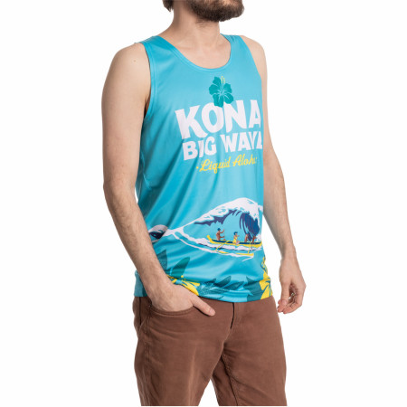 Kona Big Wave Label Art Men's Tank Top