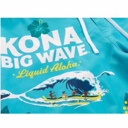 Kona Big Wave Label Art Board Shorts