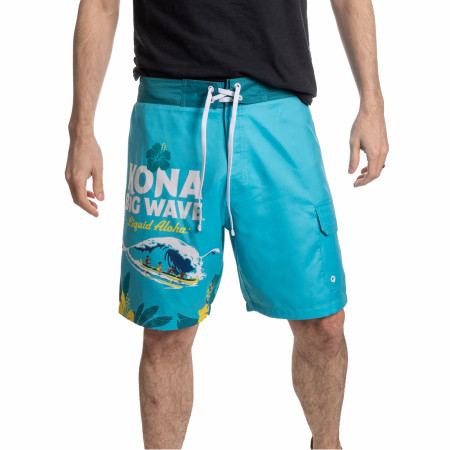Kona Big Wave Label Art Board Shorts