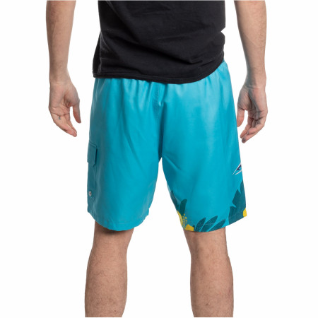 Kona Big Wave Label Art Board Shorts