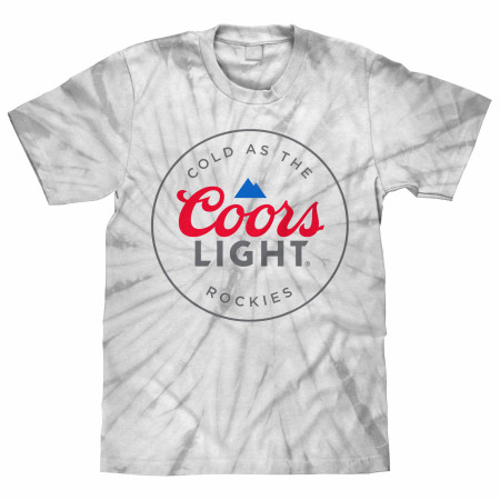 Coors Light Cold as the Rockies Tie-Dye T-Shirt