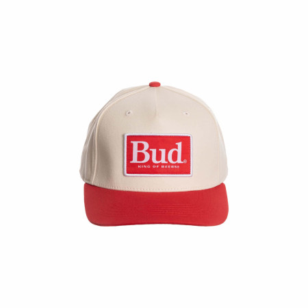 Budweiser Big Red BUD Patch Snapback Hat