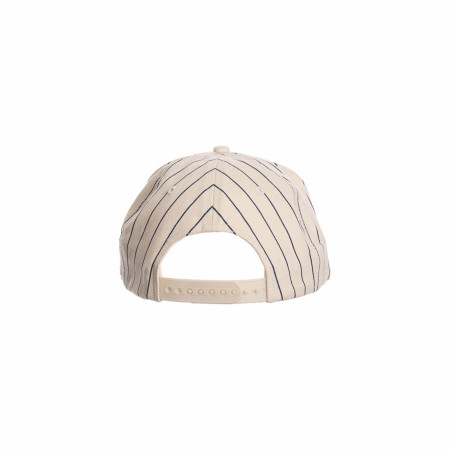 Budweiser Woven Logo Pinstripe Snapback Hat