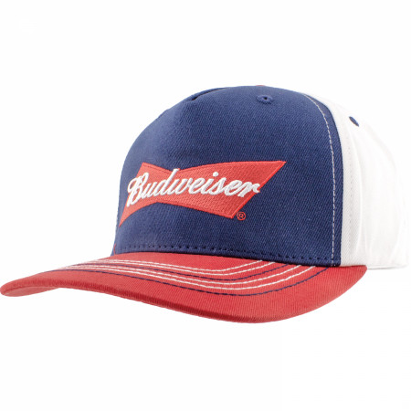 Budweiser Red White and Blue World Renowned Snapback Hat