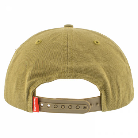 Budweiser Traditional Label on Olive Snapback Hat