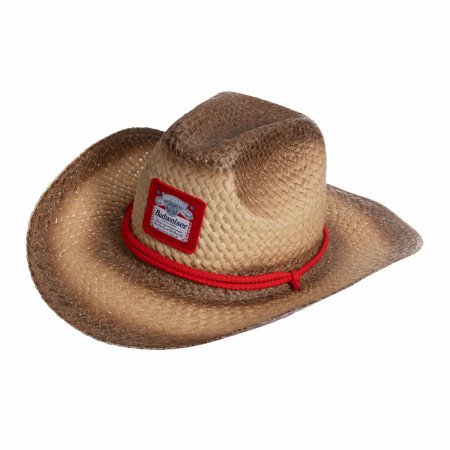 Budweiser Traditional Beer Label Patch Cowboy Hat