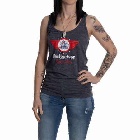Budweiser Vintage Logo Ladies Tank Top