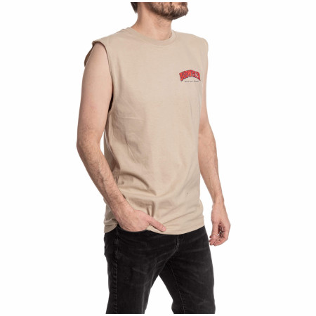 Budweiser King of Beers Front and Back Print Mens Sleeveless Shirt