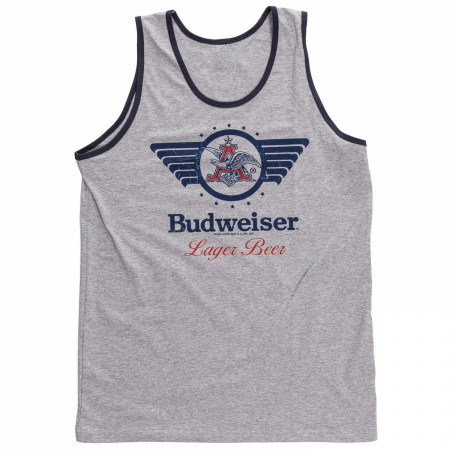 Budweiser Lager Beer Vintage Logo Mens Tank Top