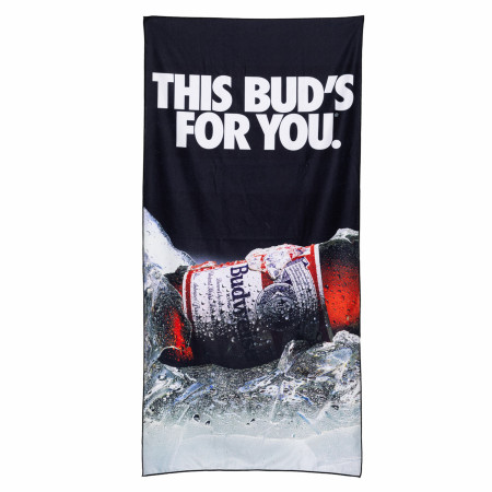 Budweiser This Bud's For You Beach Towel