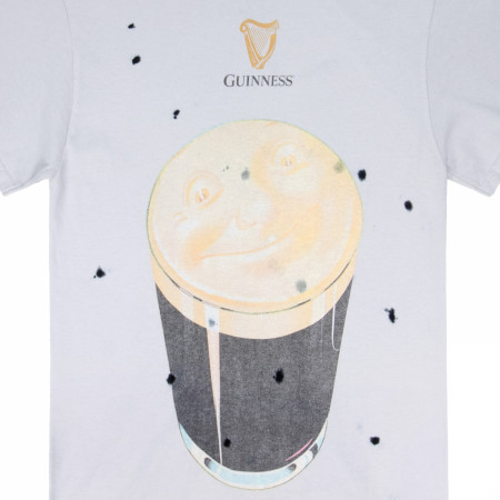 Guinness Man In The Moon Pint Premium Pigment Dye T-Shirt