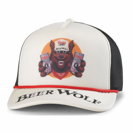 Coors Light Beer Wolf Foam Adjustable Hat
