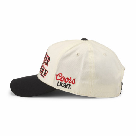 Coors Light Beer Wolf Twill Snapback Hat