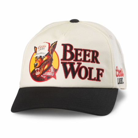 Coors Light Beer Wolf Twill Snapback Hat