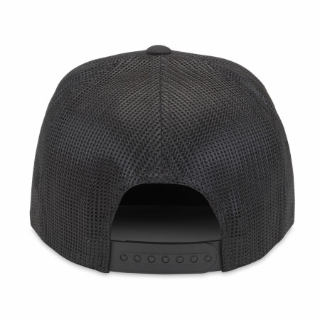 Liquid Death Dripping Skull Roscoe Trucker Snapback Hat