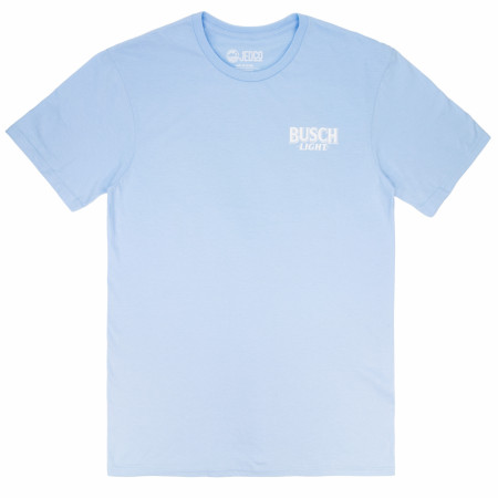 Busch Light Duck Marsh Front and Back Print T-Shirt