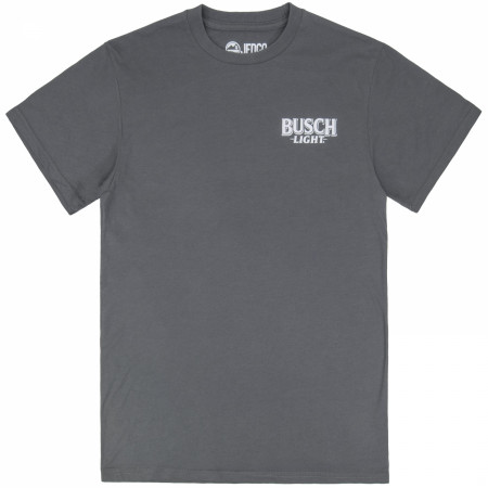 Busch Light Head for the Mountains Lab Front and Back Print T-Shirt