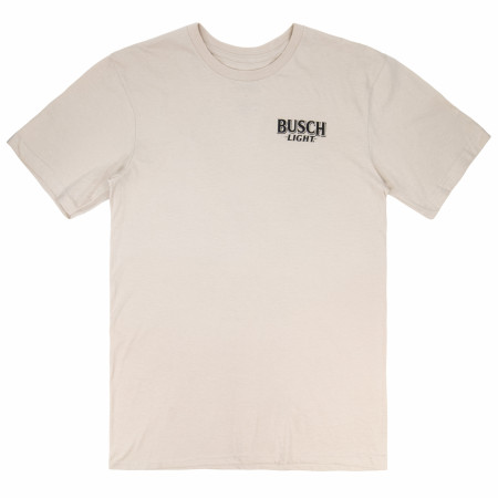 Busch Light Big Buck Front and Back Print T-Shirt