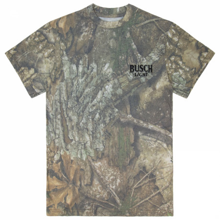 Busch Light Camo Lab Front and Back Print T-Shirt