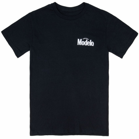 Modelo Bull Rider Front and Back Print T-Shirt
