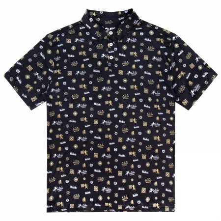 Modelo The Fighting Spirit Pattern Polo Shirt