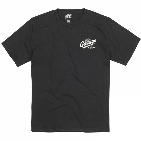 Garage Beer Billiards & Fine Brews Front and Back Print T-Shirt