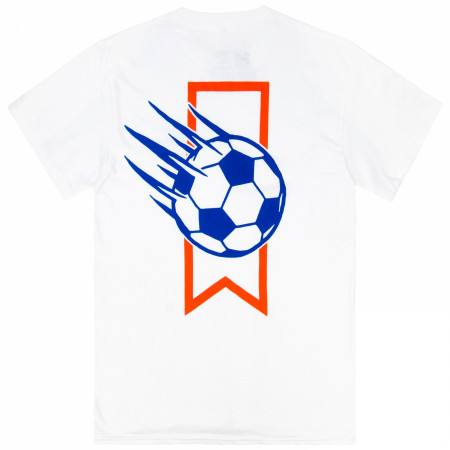 Michelob Ultra Soccer Logo White Colorway Front & Back Print T-Shirt