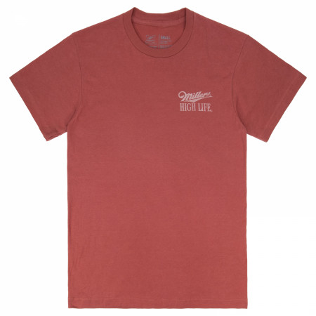 Miller High Life Pheasant Hunting Vintage Ad Front and Back T-Shirt