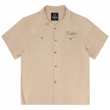 Miller High Life Join the Club Button Down Pocket Embroidered Woven Shirt by Junk Food