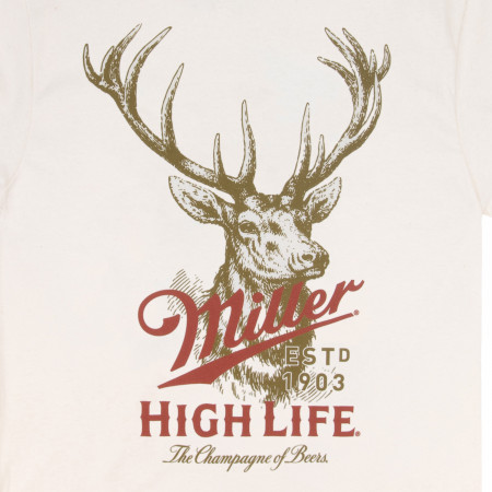 Miller High Life The Champagne of Beers Deer T-Shirt