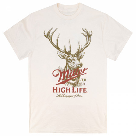 Miller High Life The Champagne of Beers Deer T-Shirt