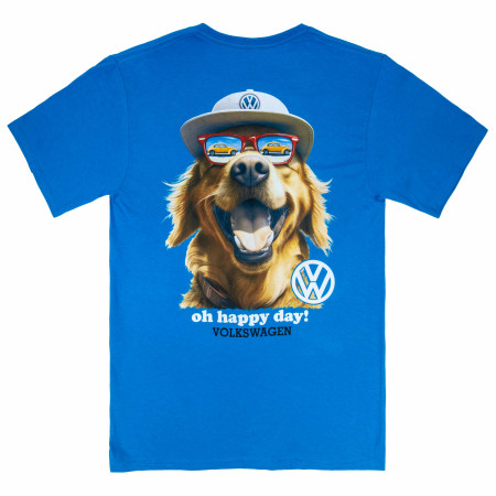 Volkswagen Oh Happy Day! Front and Back Print T-Shirt