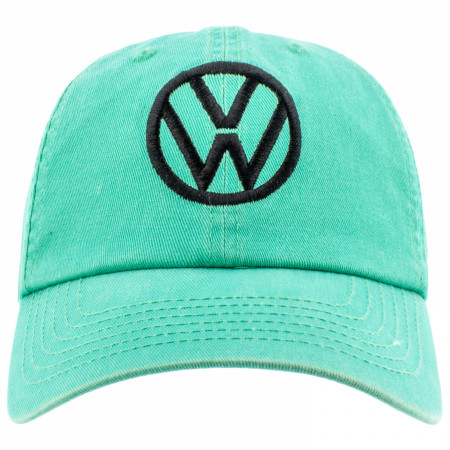 Volkswagen Logo Green Colorway Adjustable Hat