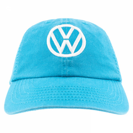 Volkswagen Logo Blue Colorway Adjustable Hat