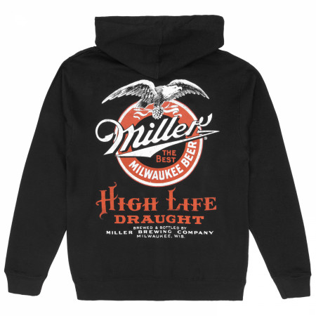 Miller High Life Draught Front and Back Print Pullover Hoodie