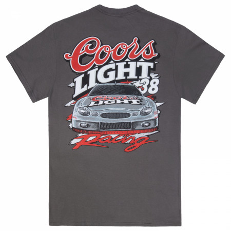 Coors Light Racing 38 Front and Back Print T-Shirt