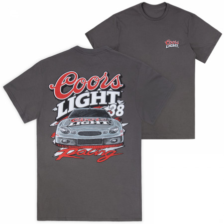 Coors Light Racing 38 Front and Back Print T-Shirt