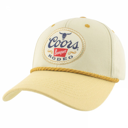 Coors Banquet Rodeo Logo Patch Adjustable Rope Hat