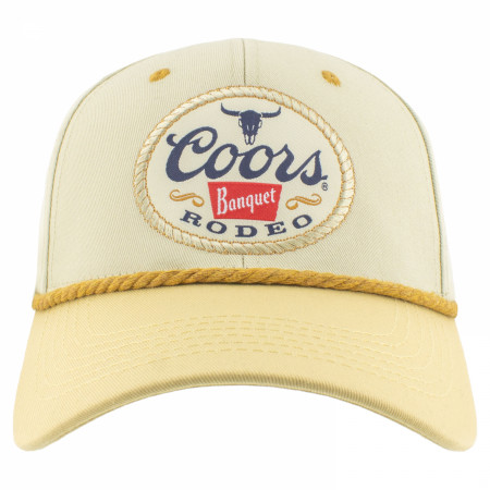 Coors Banquet Rodeo Logo Patch Adjustable Rope Hat