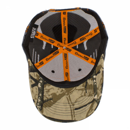 Coors Logo Camo Pattern adjustable Mesh Back Hat