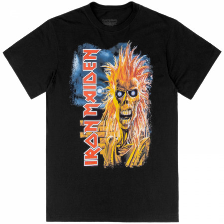 Iron Maiden First Album Track List V3 Front & Back Print T-Shirt