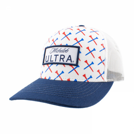 Michelob Ultra Golf Tee Print Snapback Hat
