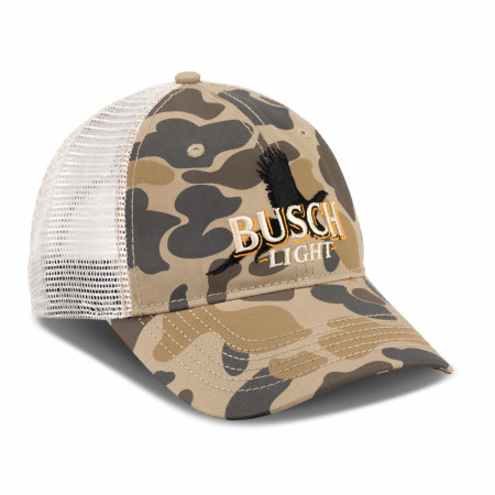 Busch Light Logo Waterfowl Camo Snapback Hat